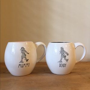 Rae Dunn Mummy and Deady Mugs